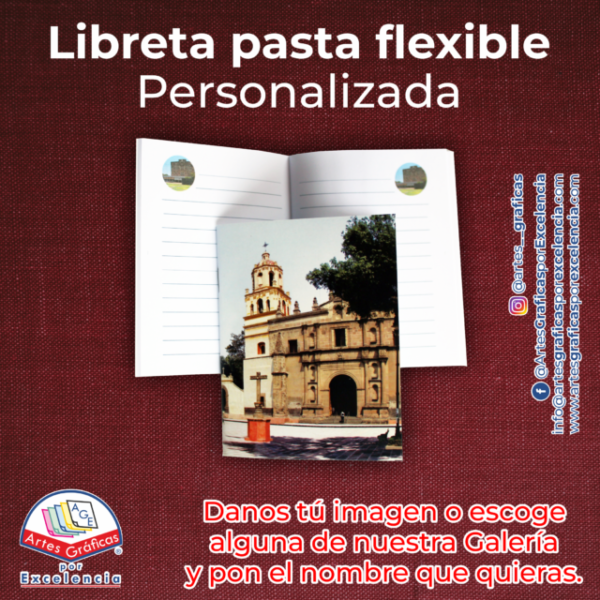 Libreta Portada Flexible 1/4 de carta