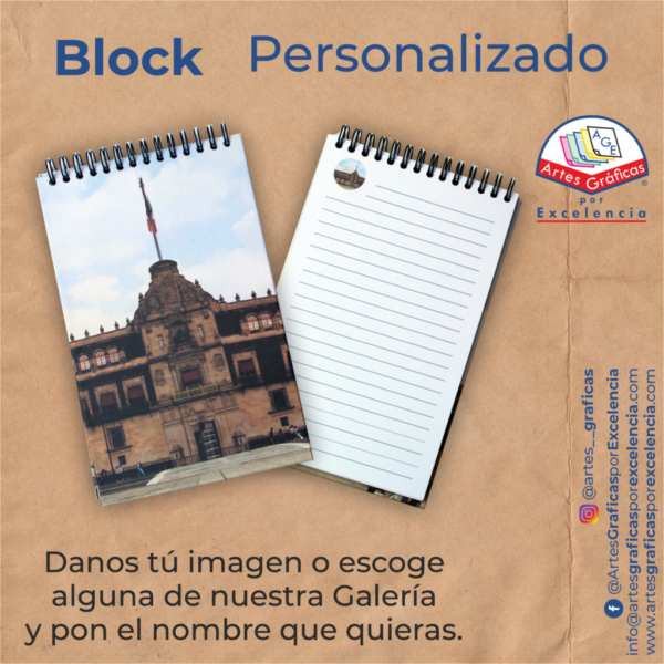 Blocks pasta dura cuarto de carta