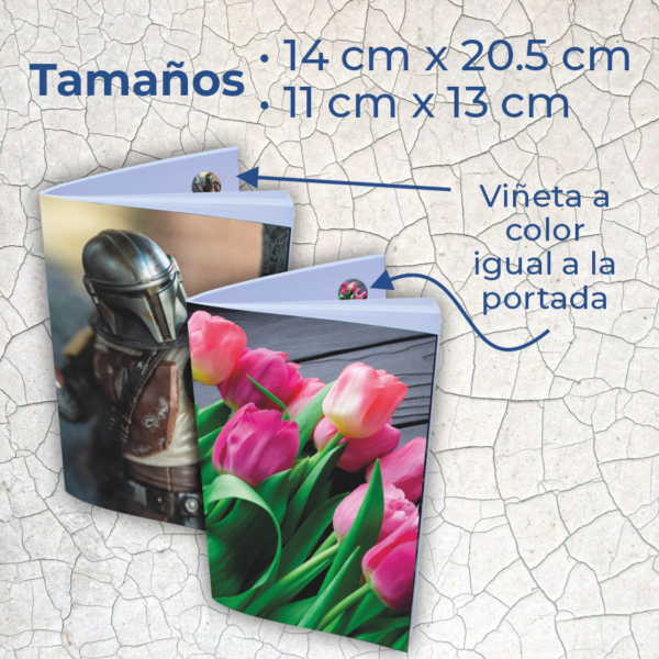 Libreta Portada Flexible 1/2 de carta